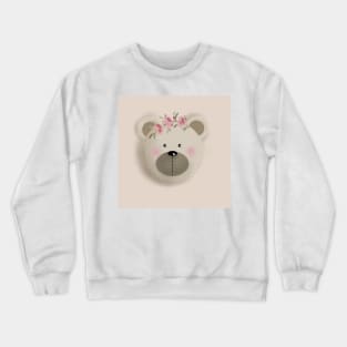 Kawai Bear - Beige Color Crewneck Sweatshirt